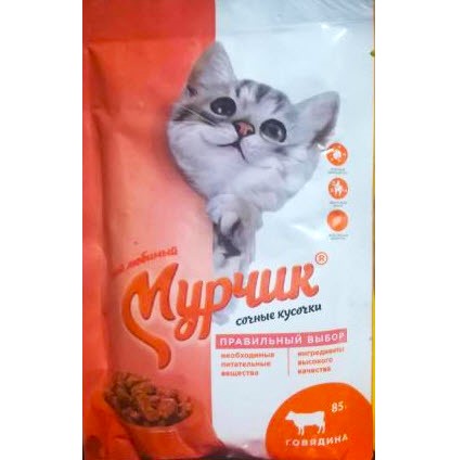 Корм Мурчик 75г соус говядина