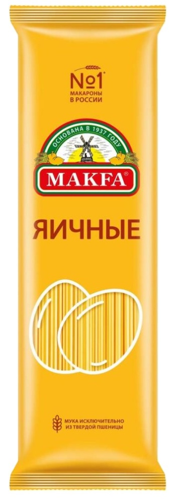 Макароны Макфа 450г спагетти яичные