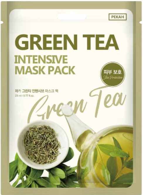 Маска д/лица Pekah 23гр зеленый чай Корея