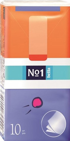 Платочки бумажные Белла 1/10шт