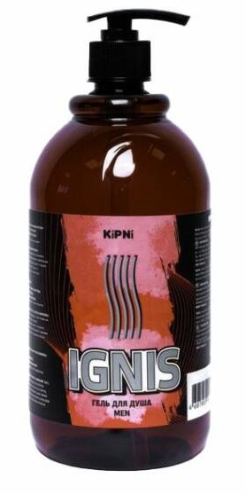 Гель для душа Кипни 1л игнис/мужской/