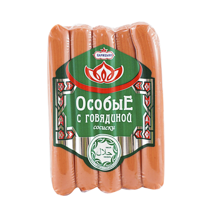 Сосиски Говяжьи 380г Царицыно
