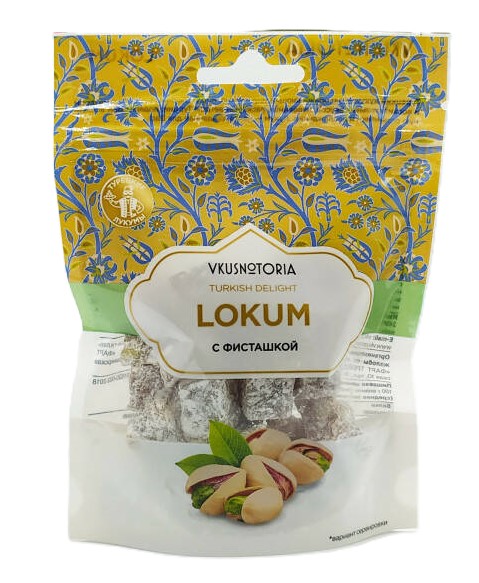 Лукум Вкуснотория 100г фисташка