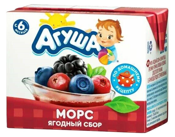 Морс Агуша 200мл ягодный сбор