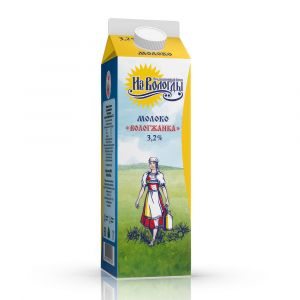 Молоко Вологжанка 3,2% 1л пастер БЗМЖ