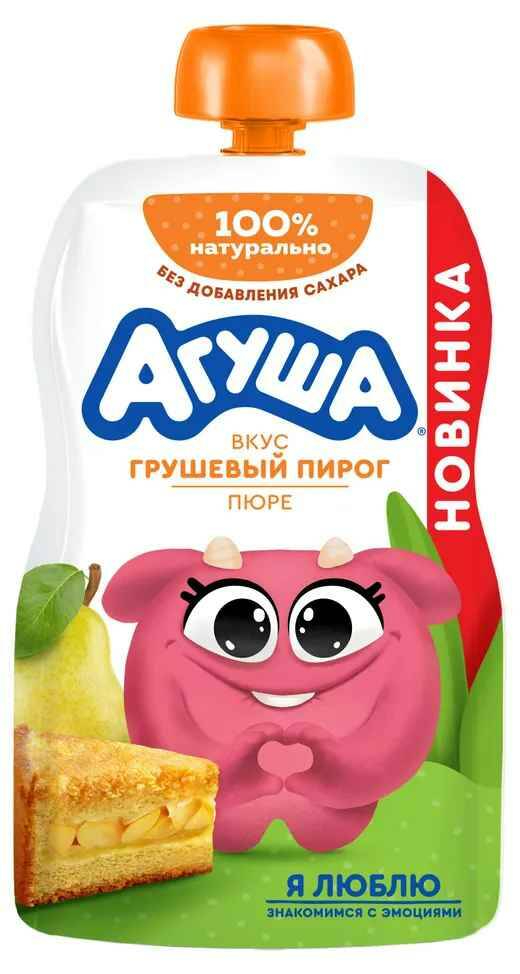 Пюре Агуша 90г м/у грушевый пирог