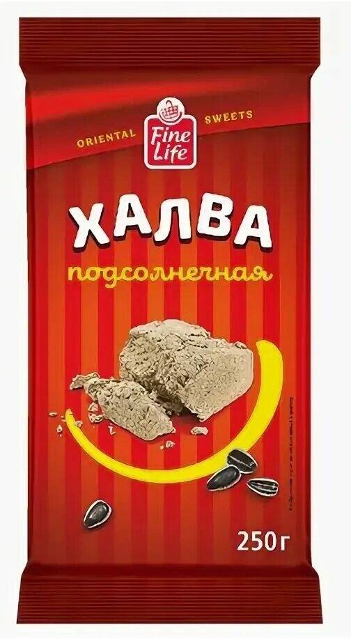 Халва Файн Лайф 250г подсолнечная