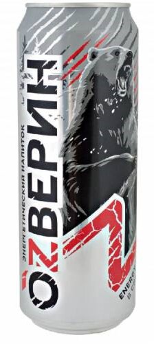 Тониз напиток Озверин 0,45л ж/б в светлом