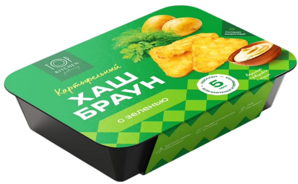 Хашбраун картофельный Китчен 320г с зеленью
