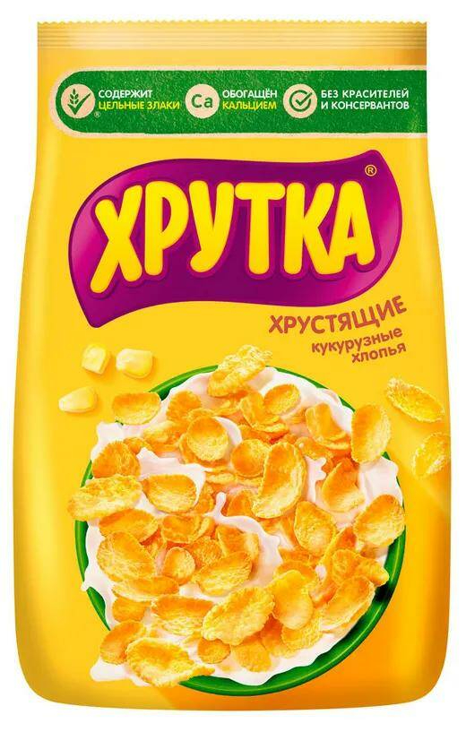 Готовый завтрак Хрутка 290г хлопья кукурузные