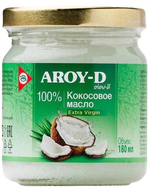 Масло кокосовое 180мл Арой-д