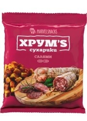 Сухарики Хрумс 40г салями
