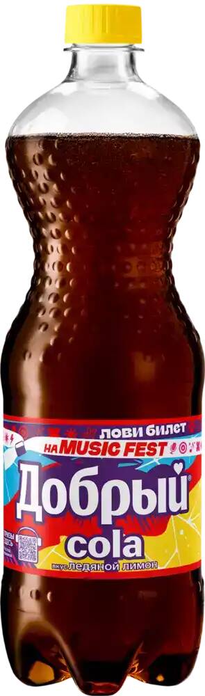 Напиток Добрый 1л кола ледяной лимон