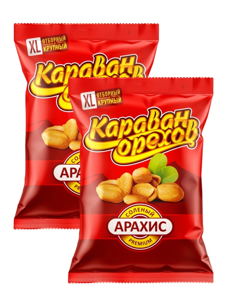 Арахис Караван орехов 50г соленый