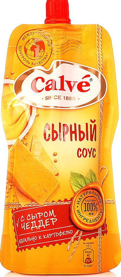 Соус Кальве 230г сырный 