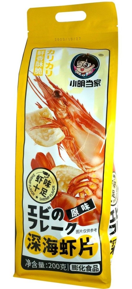 Чипсы КсаоМингДангДжиа 200г креветочные/оригинальные