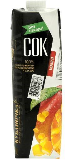 Сок Кубаночка 1л манго