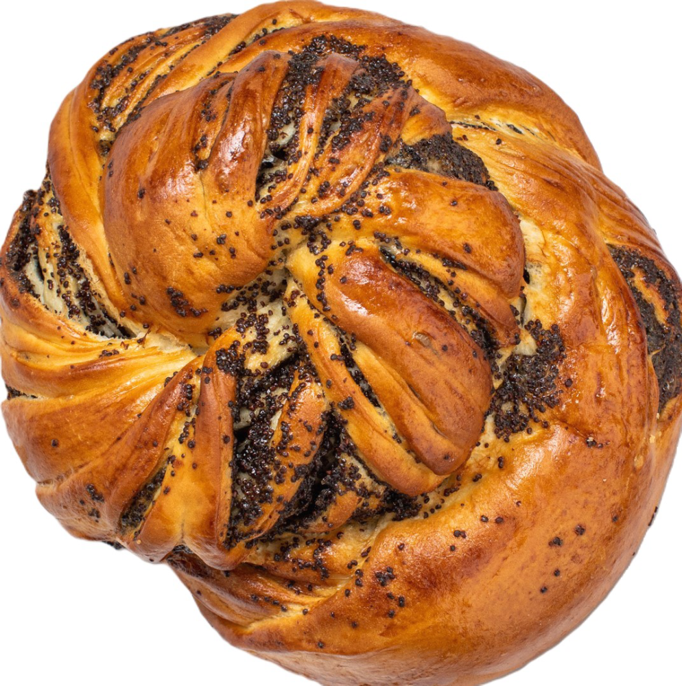 Булочка сдобная с маком 1шт