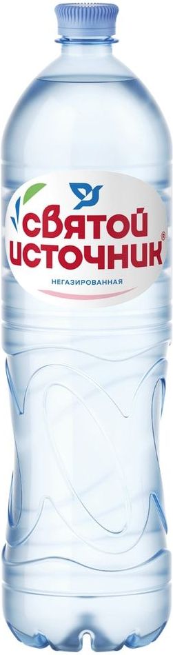 Вода  негазированная Святой источник 1,5л