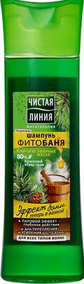 Шампунь для волос Чистая линия 400мл фитобаня