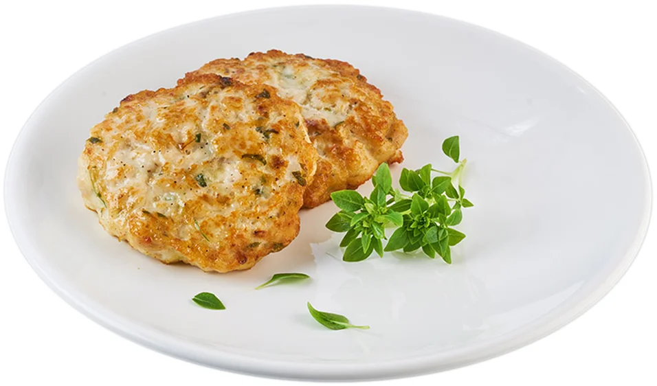 Оладушки куриные с овощами 210г Корона Фуд