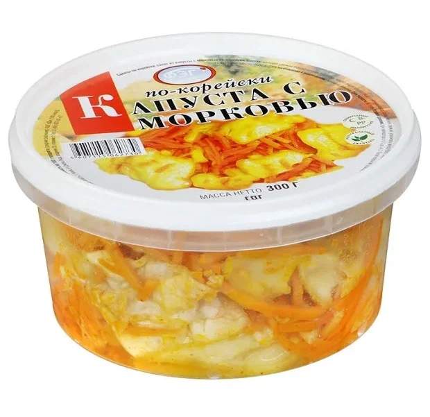 Салат Капуста с морковью по-корейски 300г ФЭГ