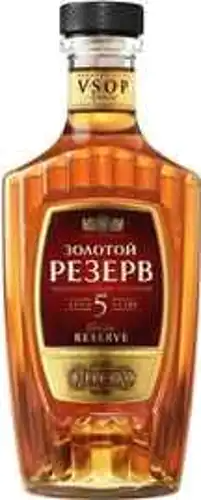 Коньяк Золотой резерв 5лет 0,5л 40% РОССИЯ