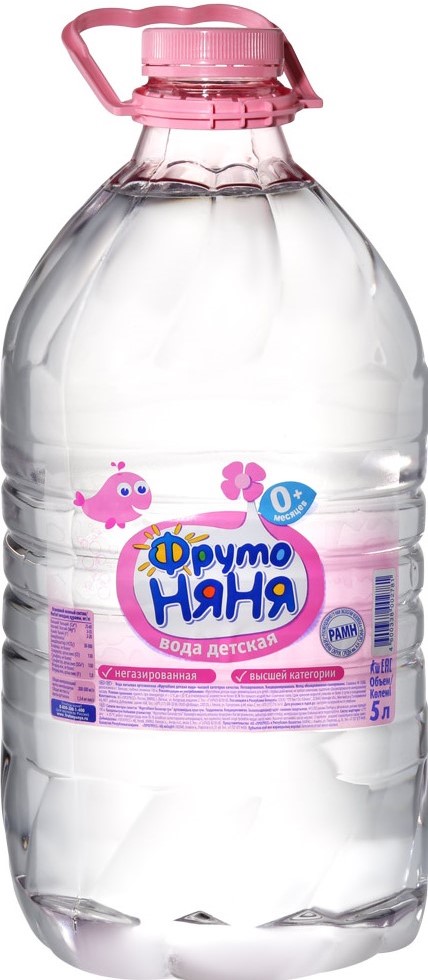 Вода ФрутоНяня детская 5л