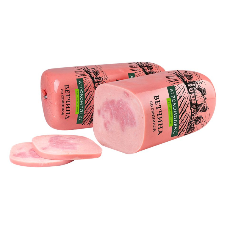 Ветчина со свининой 1кг Агрокомплекс