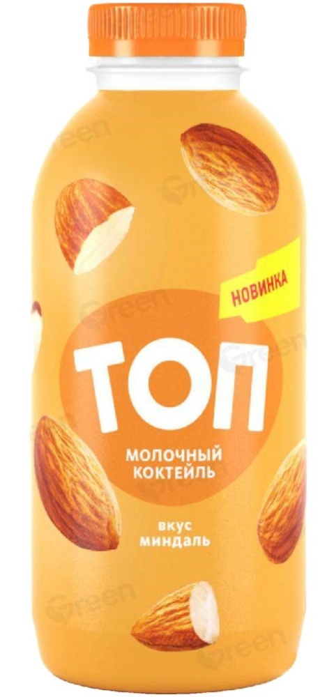 Коктейль молочный Топ 2% 450мл миндаль БЗМЖ