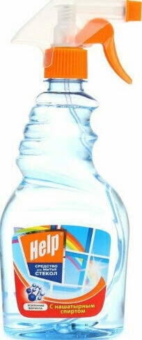 Средство для стекол Хелп 750мл нашатырный спирт