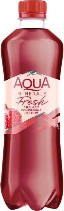 Вода газ Аква минерале 0,5л гранат