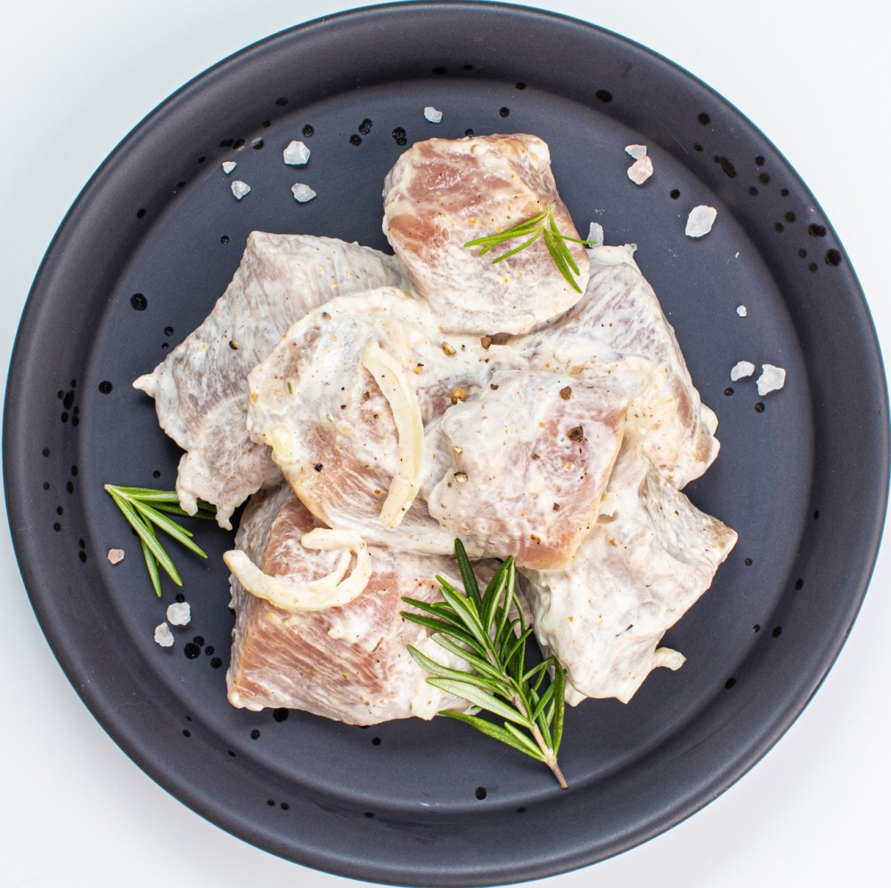 Шашлык свиной из окорока 1кг МСК