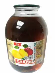 Напиток Сладко 3л яблоко-груша