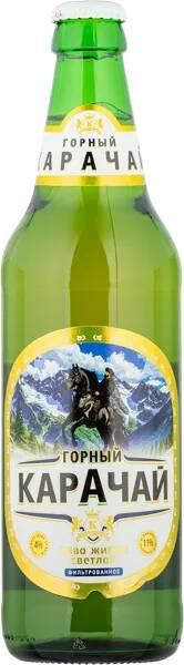 Пиво Горный Карачай 0,5л 4% ст 