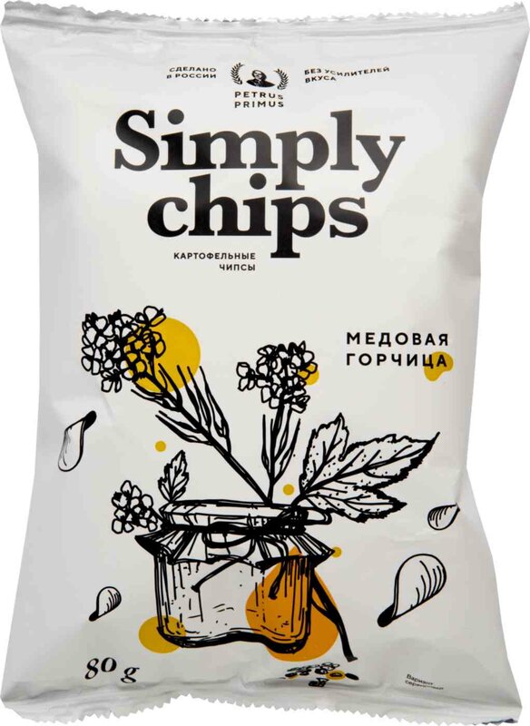 Чипсы Симпли Чипс 80г медовая горчица