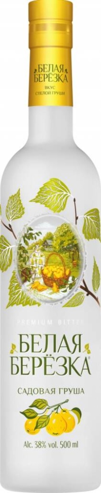 Наст-ка Белая березка 38% 0,5л груша