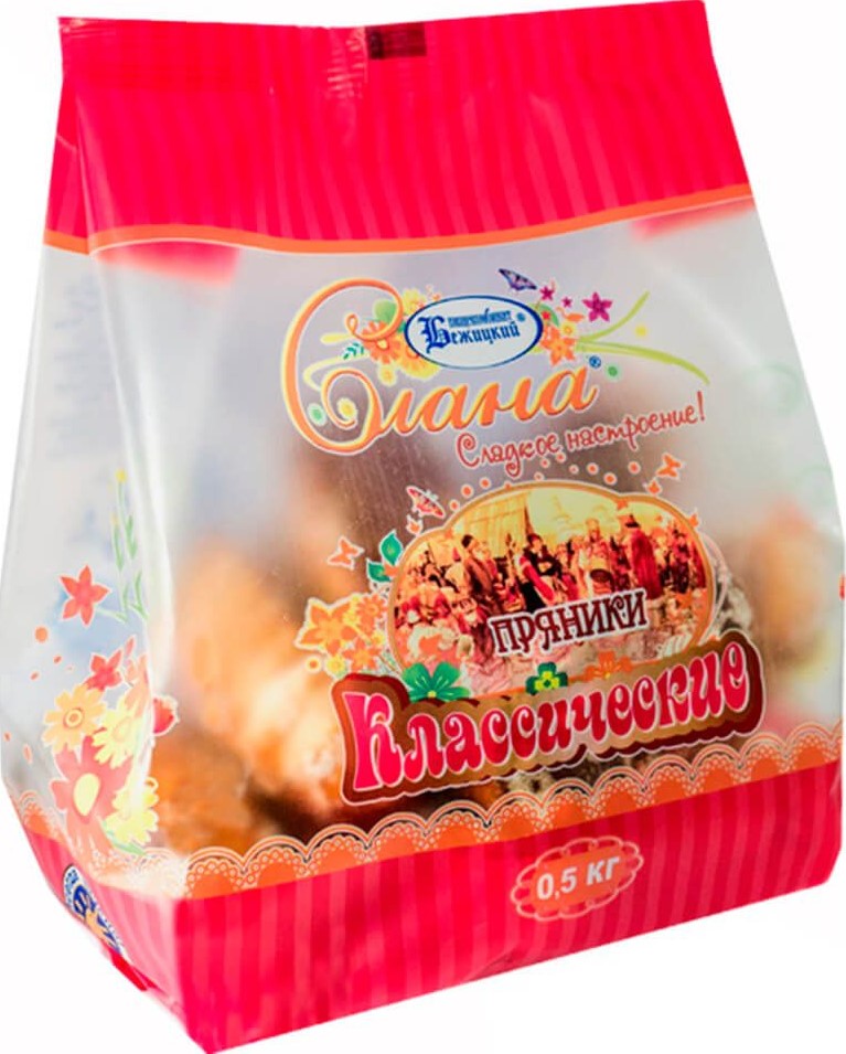 Пряники Бежицкие 480г классические