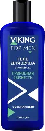 Гель для душа Викинг 300мл освежающий