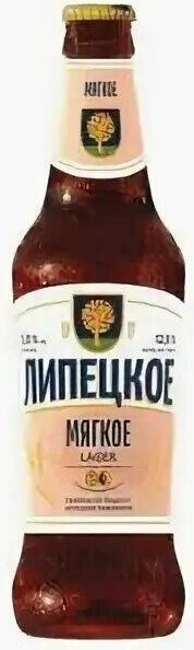 Пиво Липецкое мягкое 0,45л 5% светлое ст
