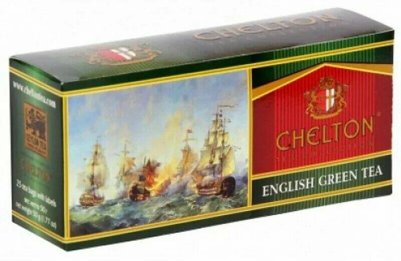 Чай Челтон Английский 25 пак зеленый
