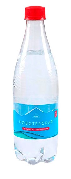 Вода газ Новотерская КМВ 0,5л