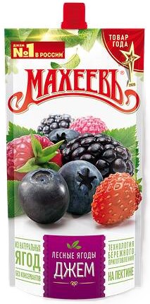 Джем Махеевъ 400г лесные ягоды м/у