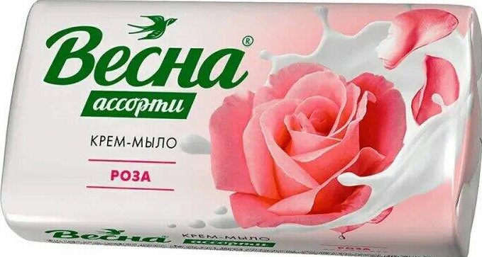 Мыло Весна 90г роза