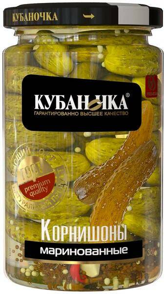 Огурцы маринованные Кубаночка 680г 