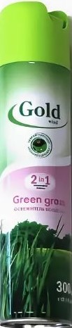 Освежитель Голд Винд 300мл скошенная трава