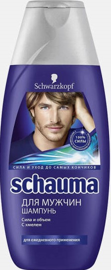 Шампунь для волос Шаума муж 380мл с хмелем