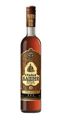 Коньяк Старая Башня 3 года 40% 0,5л РОССИЯ