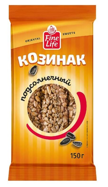 Козинак Файн Лайф 150г подсолнечный
