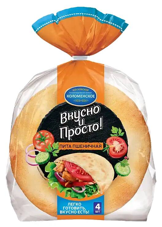 Пита Коломенская пшеничная 320г 